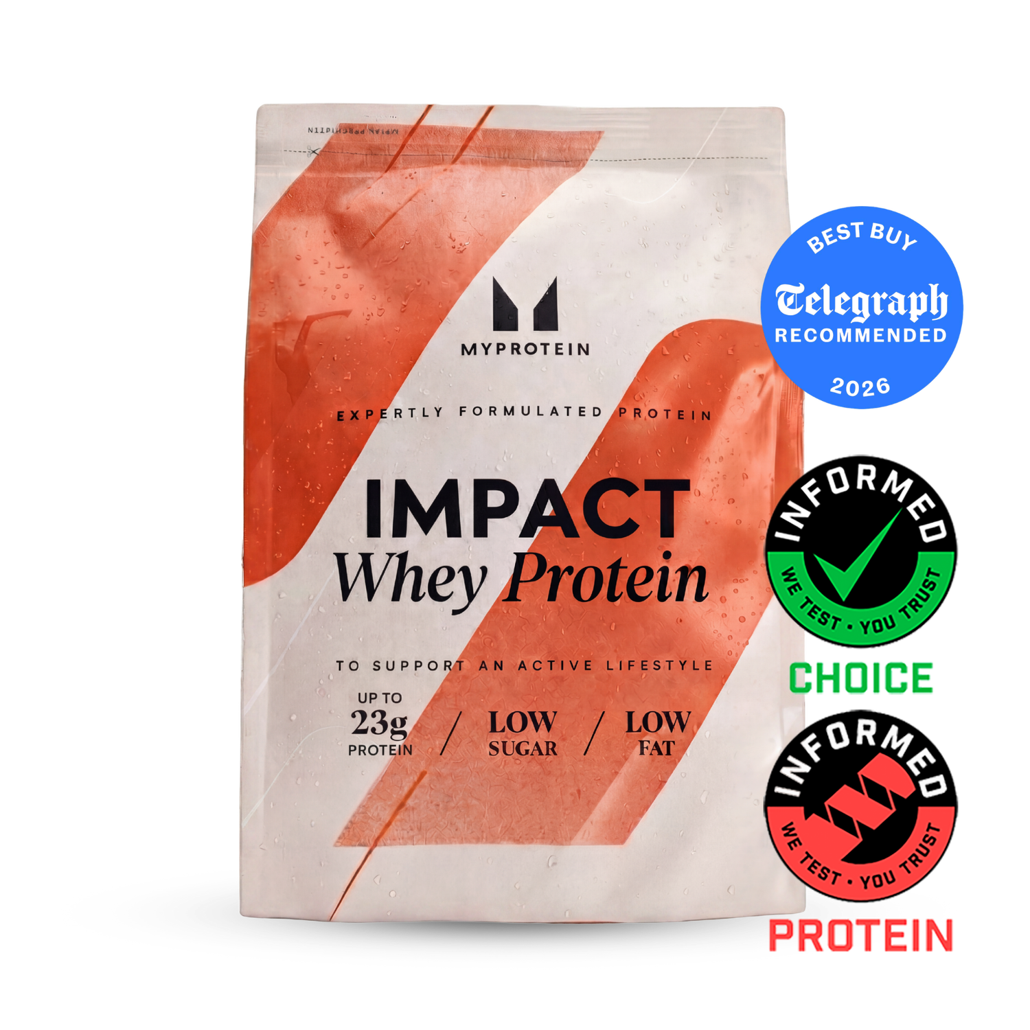 Current Myprotein Impact Whey pouch