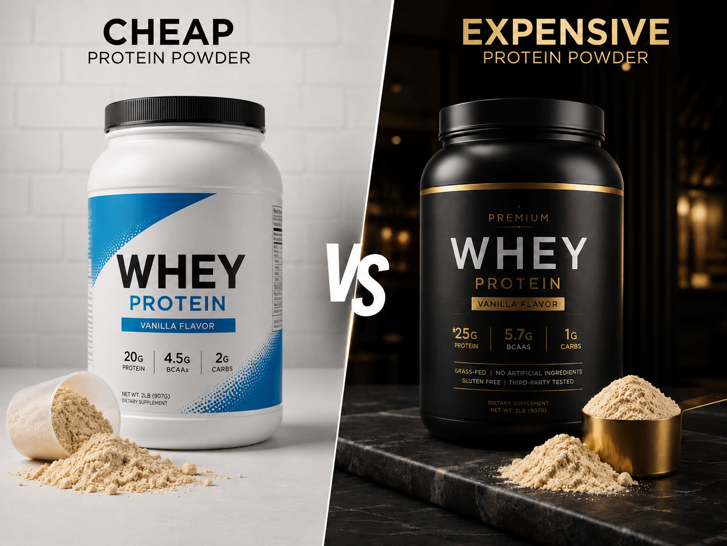 Cheap vs Expensive Protein Powder: Price, Quality and Value Compared