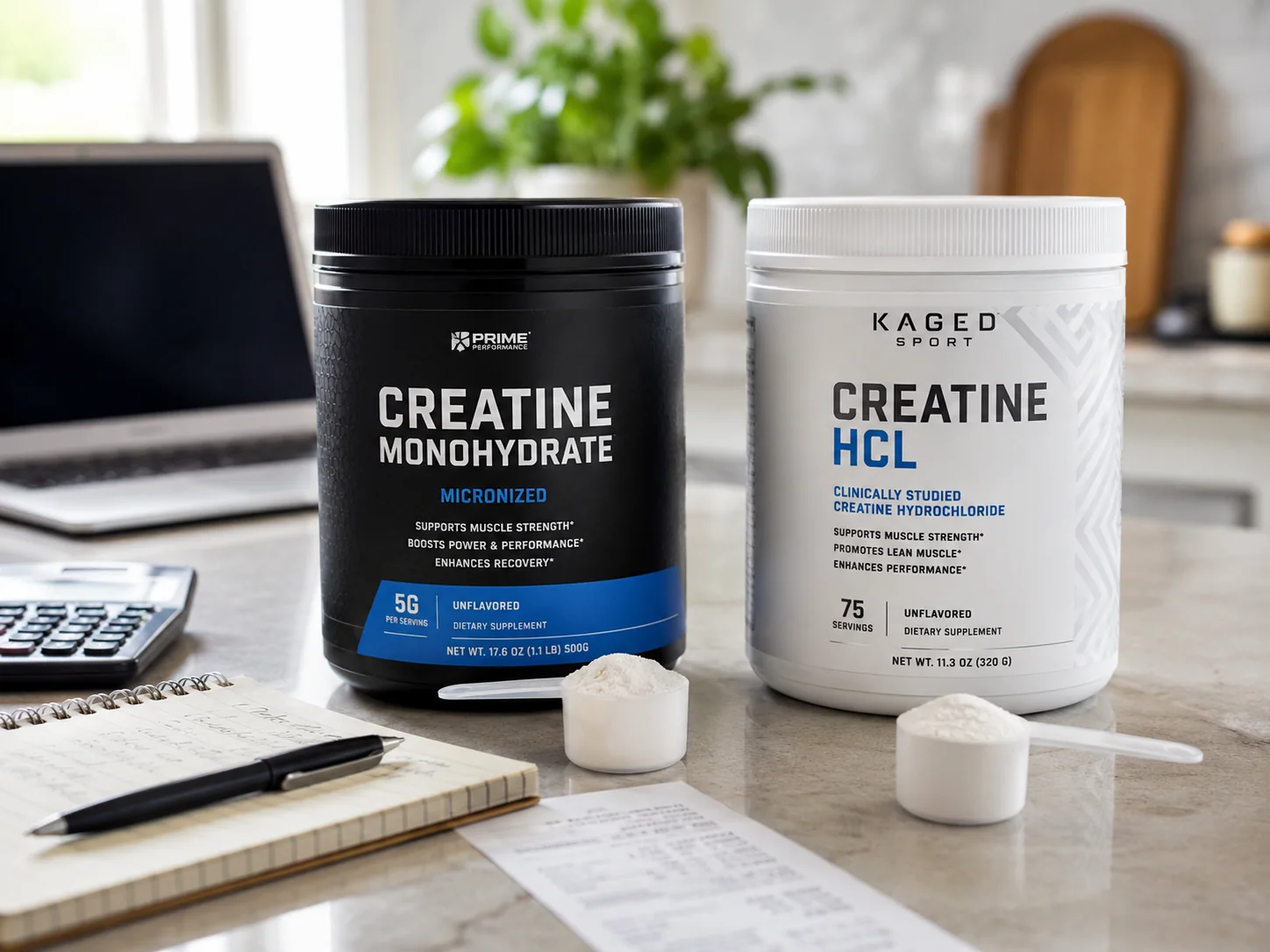 Creatine Monohydrate vs HCl: Price, Quality and Value Compared