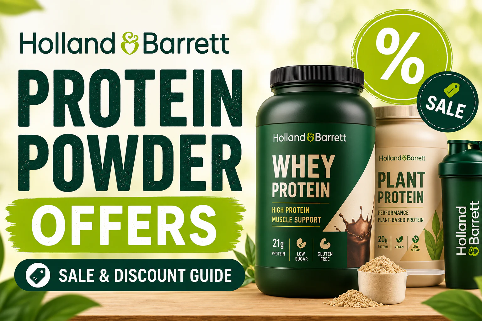 Holland & Barrett protein powder offers and discount guide for 2026