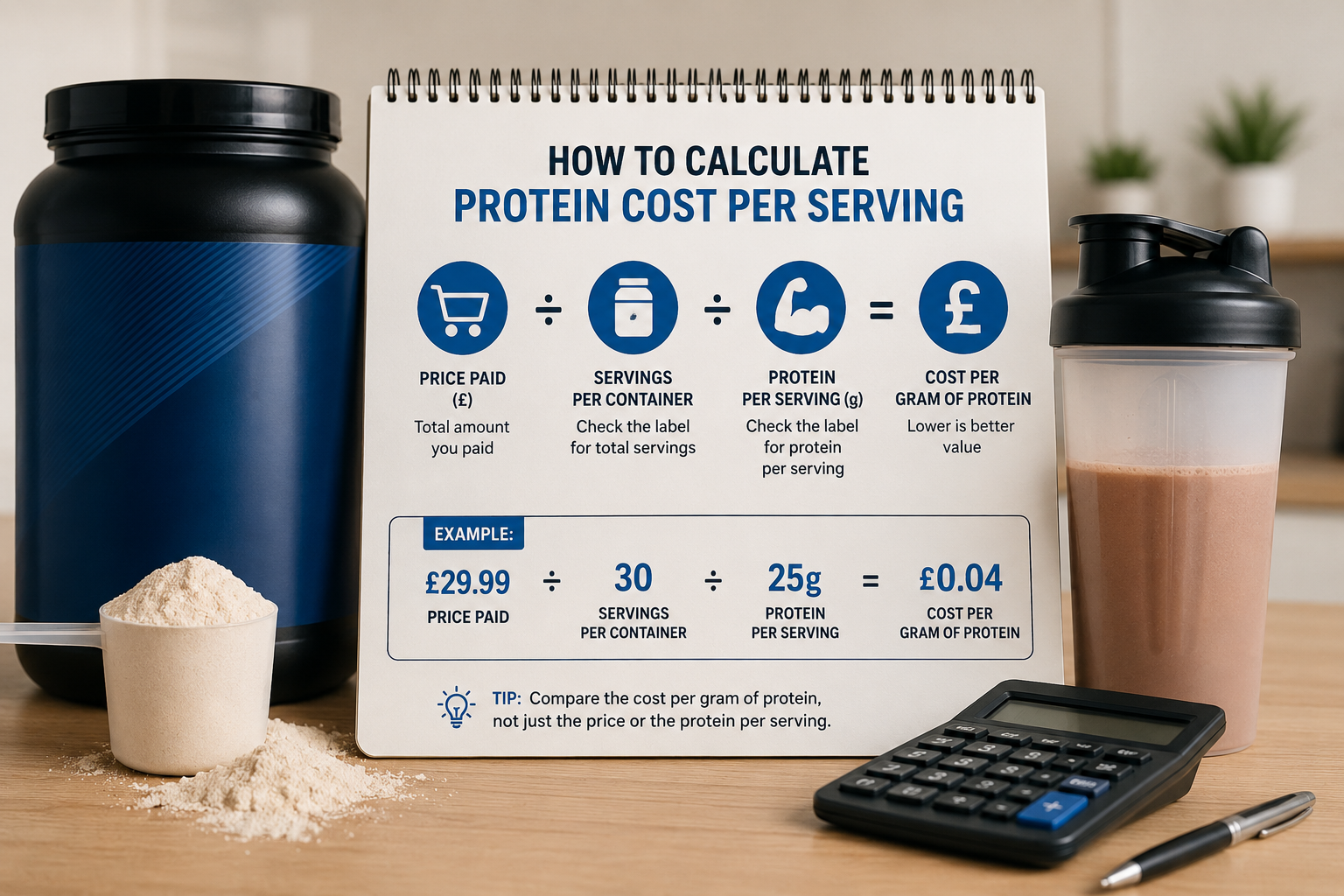 How to Calculate Protein Cost Per Serving: A Practical Step-by-Step Guide